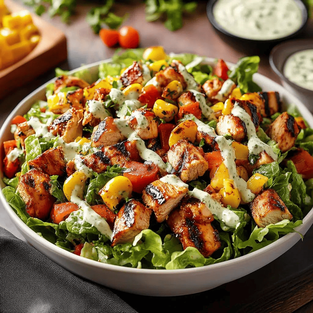 CHICKEN TIKA SALAD